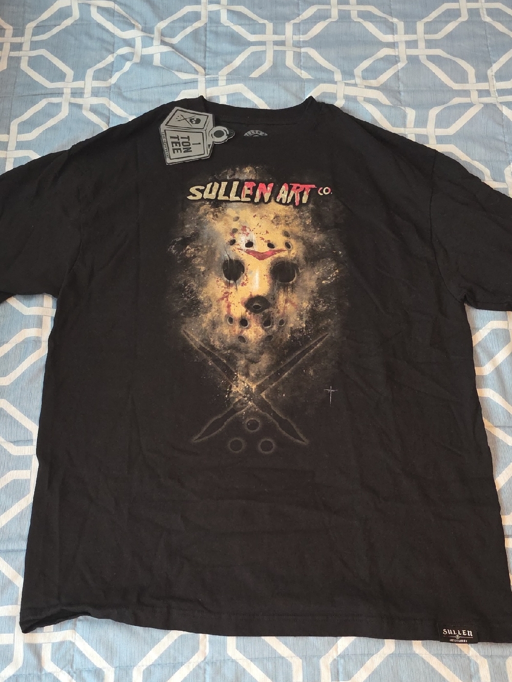 Sullen Men’s Black Jason Mask Halloween Tee XL NWT